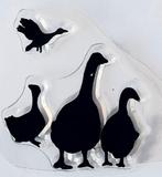 ste. 3x mooie afbeeldingen stempels (6) vanaf € 1,50 per st, Verzenden, Nieuw, Clearstamp