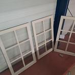 Oude ramen met glas, Doe-het-zelf en Verbouw, Glas en Ramen, Gevelraam of Ruit, Gebruikt, Minder dan 80 cm, 80 tot 120 cm