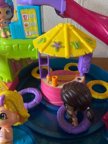 zwemparadijs pinnypon + 2 popjes en 1 zeemeermin beschikbaar voor biedingen