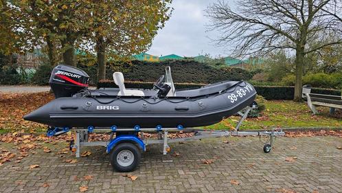 Mooie Brig Rubberboot met stuurconsole en 40 pk 4 takt motor, Watersport en Boten, Rubberboten, Zo goed als nieuw, Overige merken