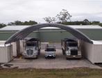 containeroverkapping voor 40ft container, Ophalen