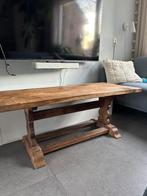 Houten salontafel, Huis en Inrichting, Tafels | Salontafels, Ophalen, Gebruikt, 100 tot 150 cm, 50 tot 100 cm