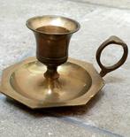 Oude,koperachtige kaarsenstandaard, Ophalen of Verzenden