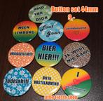 button set prijs teksten 44mm NIEUW 9,- ook los te koop, Verzamelen, Speldjes, Pins en Buttons, Ophalen of Verzenden, Nieuw, Overige onderwerpen