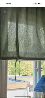 H&M vouwgordijn groen 140cm x 130cm, Ophalen of Verzenden, Zo goed als nieuw, Groen, 100 tot 150 cm