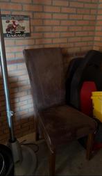 2x gebruikte eetkamer stoel ( gebruikerssporen), Huis en Inrichting, Stoelen, Ophalen, Gebruikt, Twee, Bruin