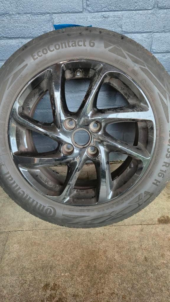 Opel Corsa ZOMER Wielenset 16 inch, Auto-onderdelen, Banden en Velgen, Banden en Velgen, Zomerbanden, 16 inch, 195 mm, Personenwagen
