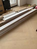 Witte plinten circa 130/140 meter, Ophalen, Nieuw, Mdf, 200 tot 250 cm