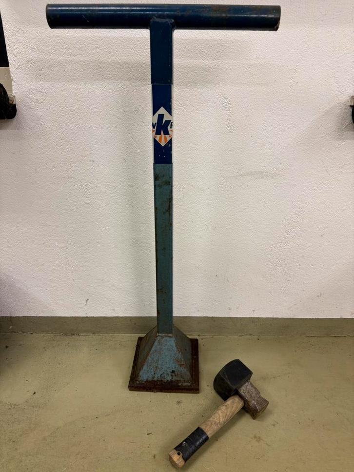Straatpot & Straathamer - Stratenmakersgereedschap, Doe-het-zelf en Verbouw, Gereedschap | Handgereedschap, Gebruikt, Ophalen