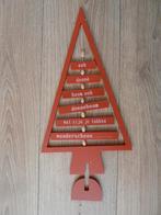 rode houten kerst decoratieboom, Ophalen, Gebruikt