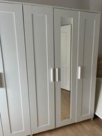 Ikea Brimnes Kledingkast met spiegel, Huis en Inrichting, Ophalen, Kunststof, Gebruikt, 200 cm of meer