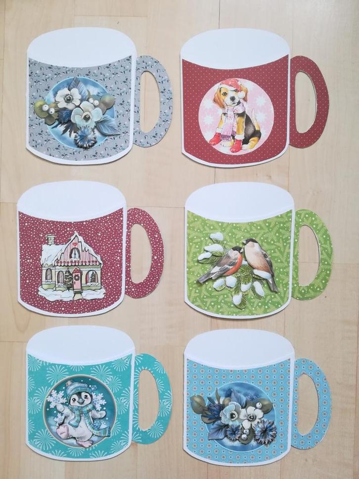 Beker kaarten allerlei ook kerst, Hobby en Vrije tijd, Kaarten | Zelfgemaakt, Nieuw, Overige thema's, Ophalen of Verzenden