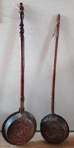 antieke bed warmers, volgnr 75, Antiek en Kunst, Antiek | Koper en Brons, Ophalen of Verzenden, Koper