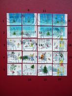Kerstzegels 2013 gestempeld los te koop, Ophalen of Verzenden, Gestempeld
