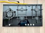 Siemens gas kookplaat 5-pits met wokbrander en gasslang, 5 kookzones of meer, Gebruikt, Inbouw, Ophalen