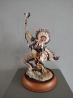 Vintage Indianen beeld, Cheyenne Chief., Ophalen of Verzenden, Zo goed als nieuw
