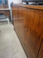 Vintage Teakhouten Dressoir met Lades en Deuren, Ophalen