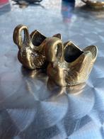 Antieke Bronzen Zwaantjes - Set van 2, Ophalen of Verzenden, Brons
