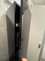 Hoogglans zwart kast, Huis en Inrichting, Woonaccessoires | Cd- en Dvd-rekken, Ophalen, Zo goed als nieuw, Hout, Cd's