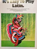 It's Easy To Play Latin - Piano, Zang. Gitaar, Muziek en Instrumenten, Gebruikt, Zang, Ophalen of Verzenden, Artiest of Componist