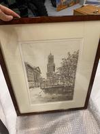 Ets Domtoren Utrecht - Genummerd & Gesigneerd, Ophalen of Verzenden