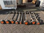 Ziva vaste halter en ex curl bars stangen 10-30 kg, Sport en Fitness, Fitnessmaterialen, Ophalen, Ziva, Halterstangen, Stangen