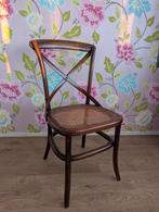 Mooie stoelen met rotan zitting, Huis en Inrichting, Stoelen, Ophalen, Gebruikt, Twee, Bruin