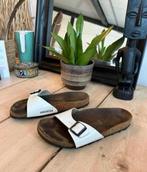 Birkenstock madrid slippers - wit - maat 40 - gedragen, Ophalen of Verzenden