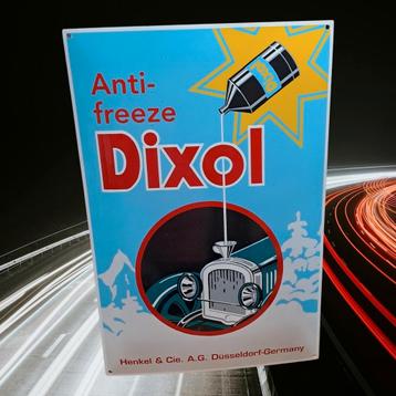 Emaille reclamebord van Dixol antivries, limited edition. beschikbaar voor biedingen
