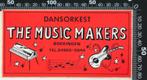 Sticker: Dansorkest The Music Makers (1), Verzamelen, Ophalen of Verzenden, Zo goed als nieuw, Bedrijf of Vereniging