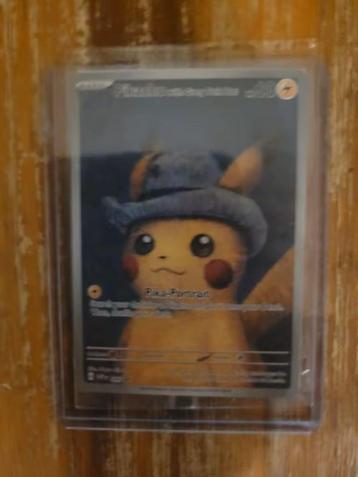 Pokemon Van Gogh Grey Felt Hat Promo card beschikbaar voor biedingen