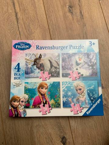 Frozen Ravensburger puzzel - 4 in 1 beschikbaar voor biedingen