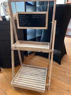 Houten Decoratie Plank met Krijtbord, Ophalen, Zo goed als nieuw