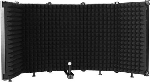 Opvouwbare Microfoon Isolatie Schild Studio-opname Live Stre, Muziek en Instrumenten, Microfoons, Zo goed als nieuw, Overige typen