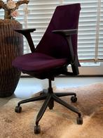 Herman Miller Sayl Bureaustoel 3D armleggers, Ophalen, Gaming bureaustoel, Gebruikt, Paars