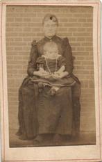 CDV - H. Frank - Groningen -Moeder en KIND, Gebruikt, Verzenden, Foto, Voor 1940