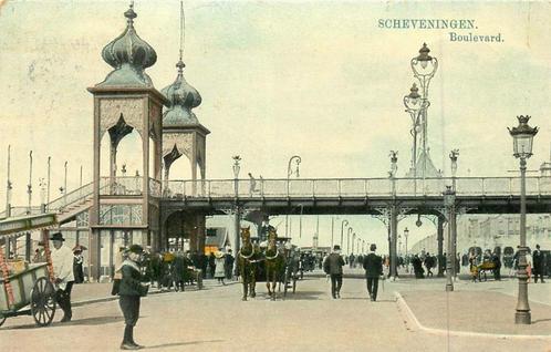 (381-003-003) Scheveningen Boulevard, Verzamelen, Ansichtkaarten | Nederland, Zuid-Holland, Ophalen of Verzenden