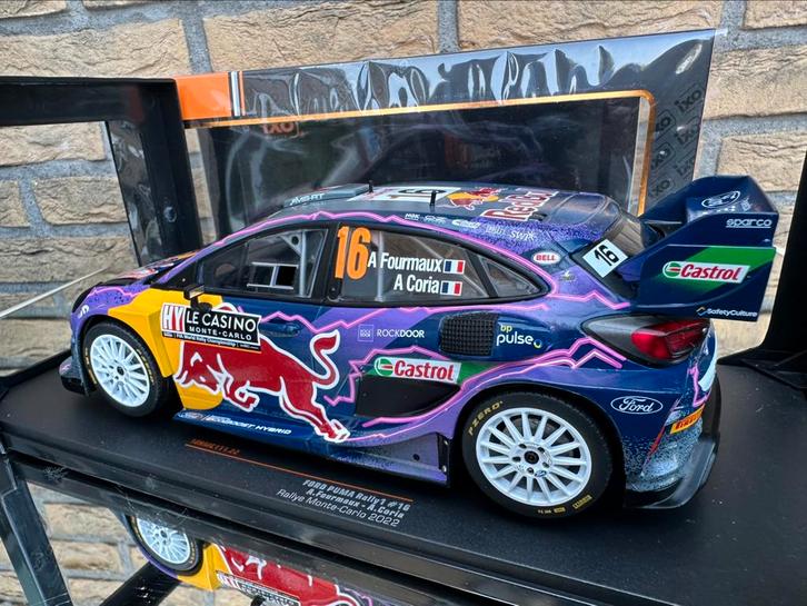 FORD PUMA RALLY 1 RALLY MONTE CARLO 2022 IXO 1:18 NIEUW, Hobby en Vrije tijd, Modelauto's | 1:18, Nieuw, Auto, Overige merken