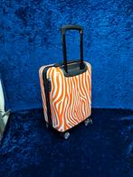 Leuke Koffer met Zebraprint, Hard kunststof, Minder dan 50 cm, Ophalen of Verzenden, Zo goed als nieuw