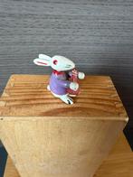 Konijn met muziek instrument - hxbxd 3.5x2x3.5cm - hout, Ophalen of Verzenden, Zo goed als nieuw, Poppenhuis