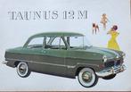 Ford Taunus M12 vouw brochure, 50/60er jaren, Ophalen of Verzenden, Zo goed als nieuw, Ford