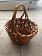 Mooie rieten mand, Ophalen, Gebruikt, Zonder inhoud