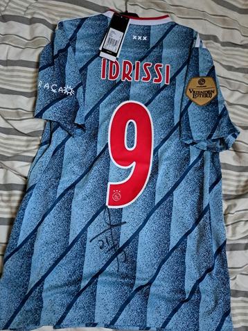 Gesigneerd Ajax Shirt 2021-2022 Idrissi #9 Maat M beschikbaar voor biedingen