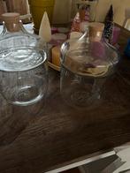 2 riviera Maison Mooie Voorraadpotten met Decoratie Ruimte, Huis en Inrichting, Overige kleuren, Ophalen of Verzenden, Minder dan 50 cm