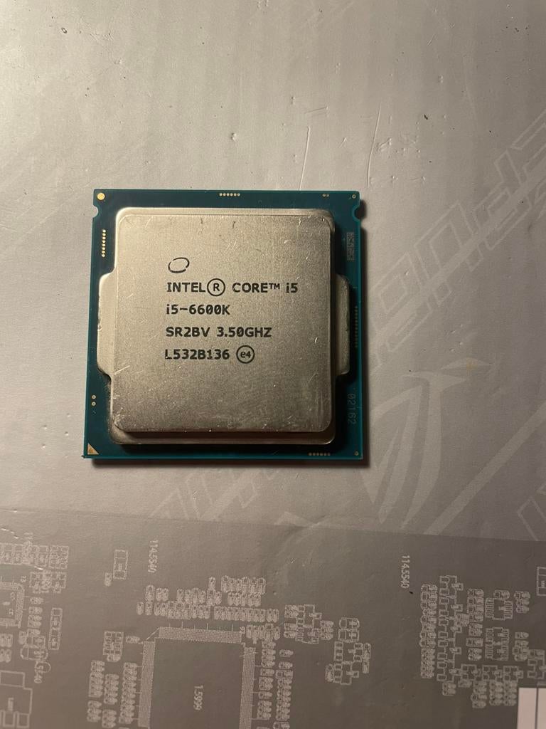 Intel core i5 6600K, Computers en Software, Processors, Ophalen of Verzenden, Zo goed als nieuw, 3 tot 4 Ghz