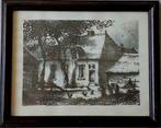 2 tekeningen/ prenten ... R. Withaar ... ingelijst., Antiek en Kunst, Ophalen of Verzenden