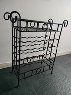 Gietijzeren wijnrek voor 20 flessen, Ophalen, 15 tot 25 flessen, Zo goed als nieuw, Metaal