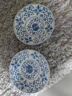 2 Chinese Borden - Blauw Wit - Ø 20cm - Vintage, Antiek en Kunst, Verzenden