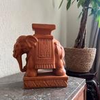 Vintage terracotta olifant plantentafel, Ophalen of Verzenden, Zo goed als nieuw, Dier