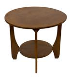 Art Deco Plantentafeltje Bijzettafeltje Eikenhouten Jaren 50, Ophalen, Gebruikt, Art Deco, Art Deco
